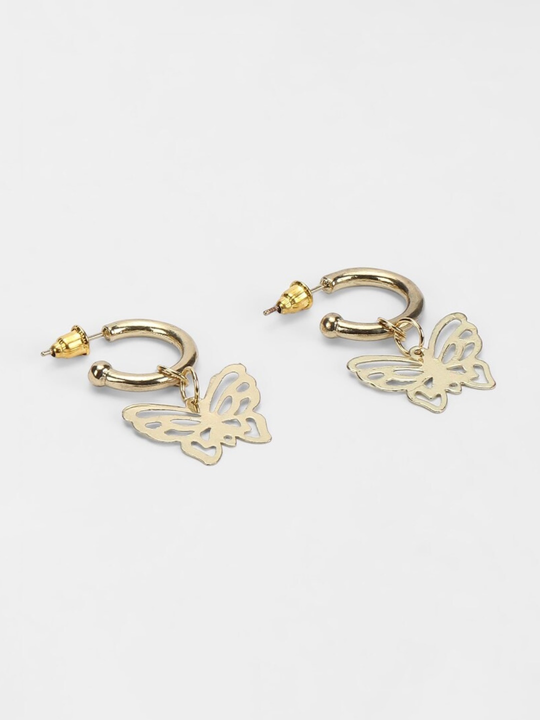 

FOREVER 21 Gold-Plated Contemporary Drop Earrings