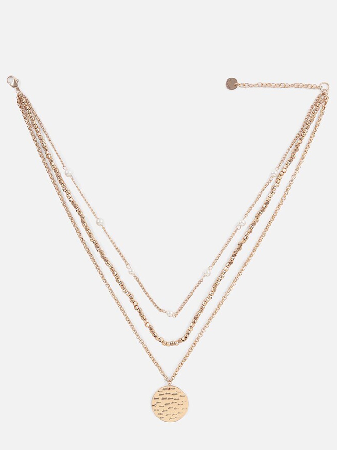 

FOREVER 21 Gold-Plated Layered Necklace