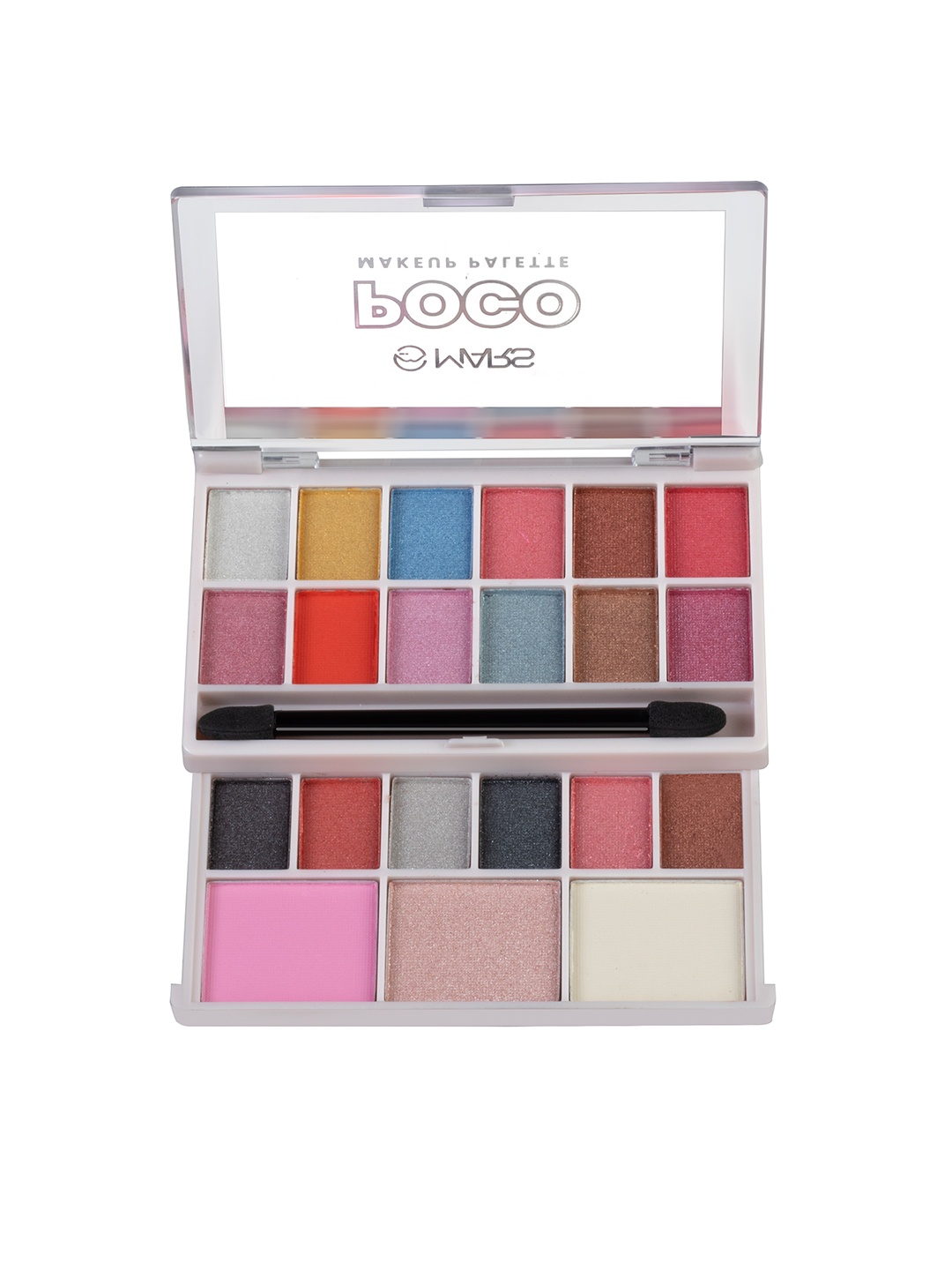 

MARS Poco Face Makeup Eyeshadow With Highlighter Blusher and Compact - 20g - 01, Multi