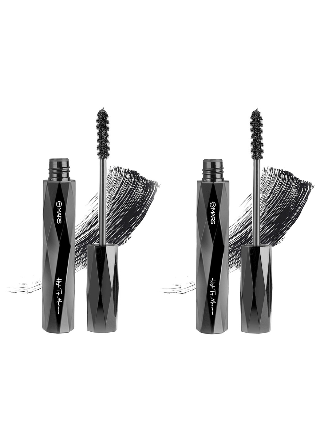 

MARS Set Of 2 High Top Long-Lasting Highly-Pigmented Mascara 10ml Each - Rich Black