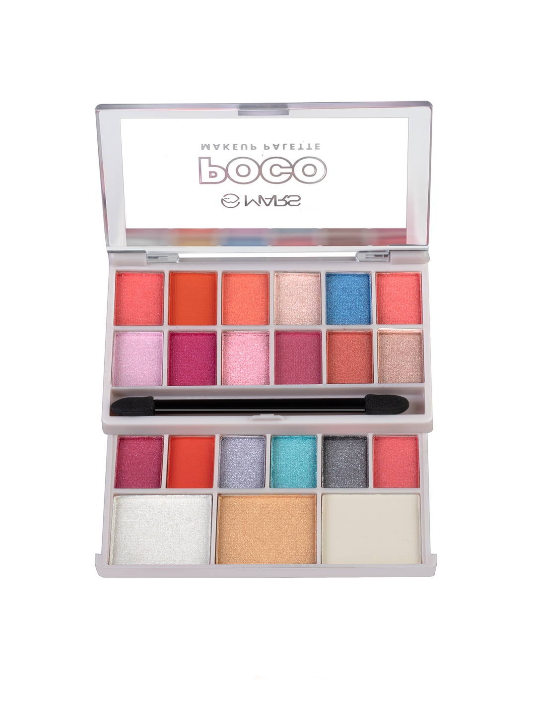

MARS Poco Face Makeup Eyeshadow With Highlighter Blusher and Compact - 20g - 02, Multi