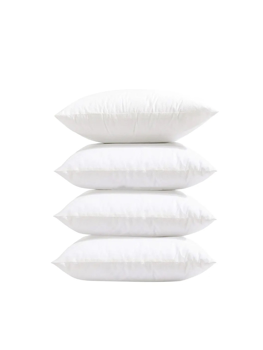 

Adbeni White 4 Pieces Skin Friendly Cushions