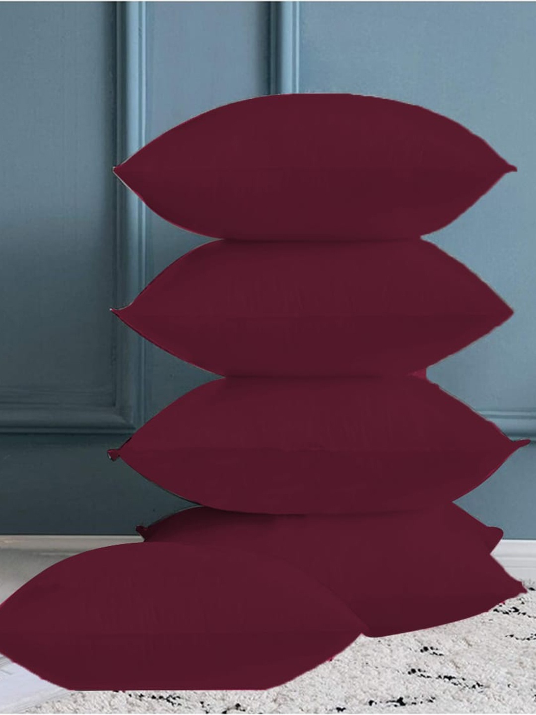 

Adbeni Maroon 5 Pieces Skin Friendly Cushions
