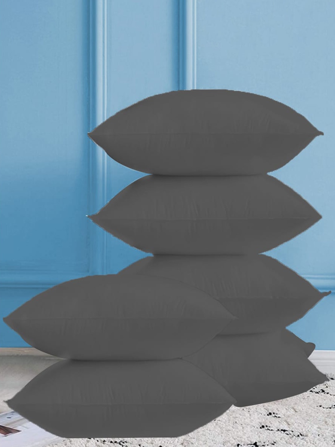 

Adbeni Grey 6 Pieces Skin Friendly Cushions