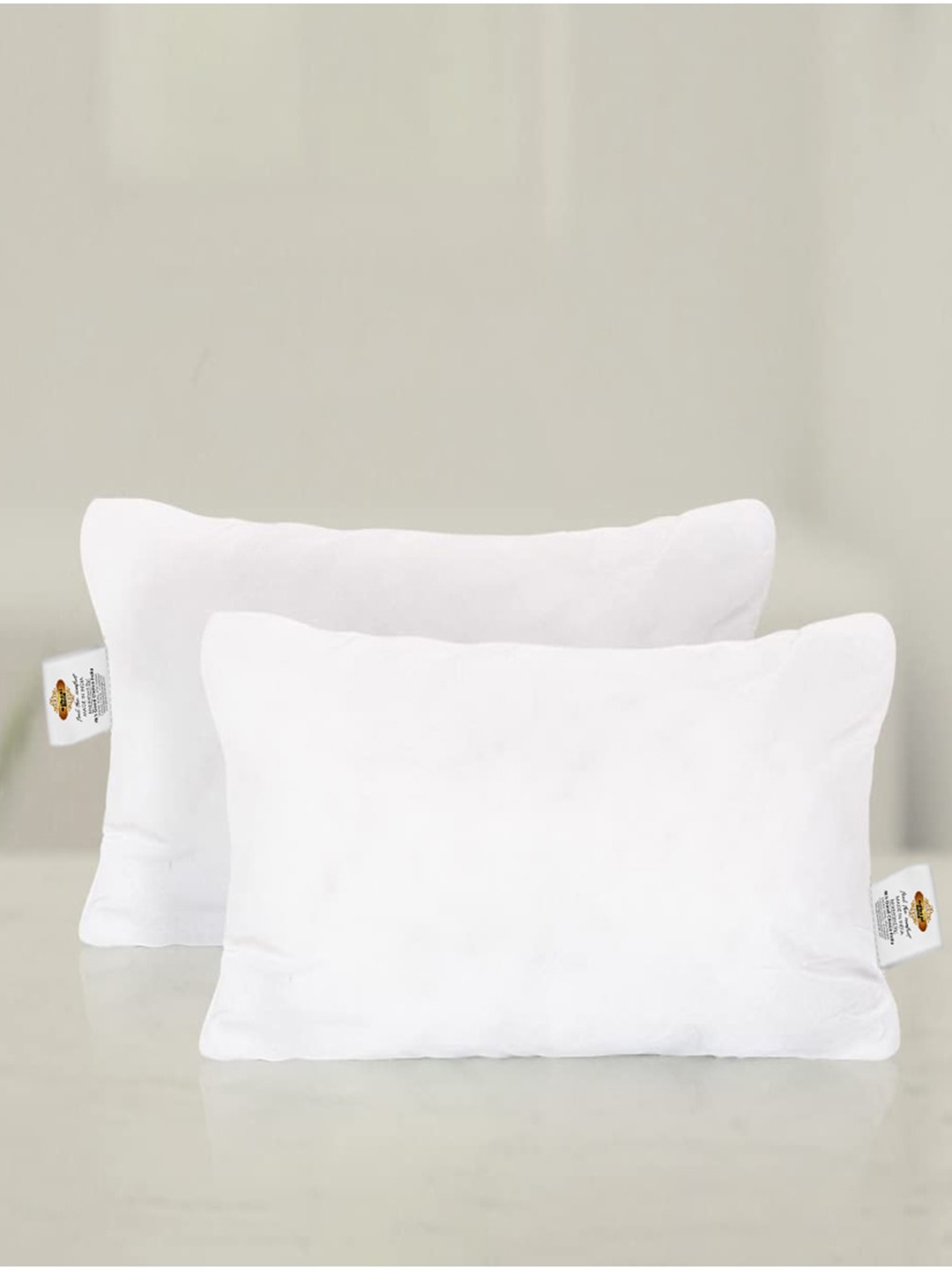 

Adbeni White 2 Pieces Skin Friendly Cushions