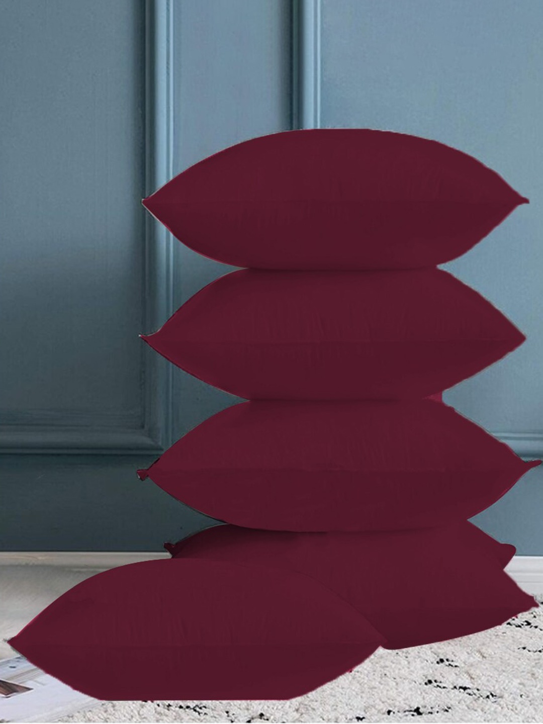

Adbeni Maroon 5 Pieces Skin Friendly Cushions