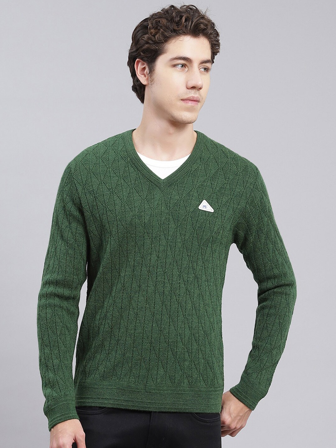 

Monte Carlo Woollen Pullover Sweaters, Green