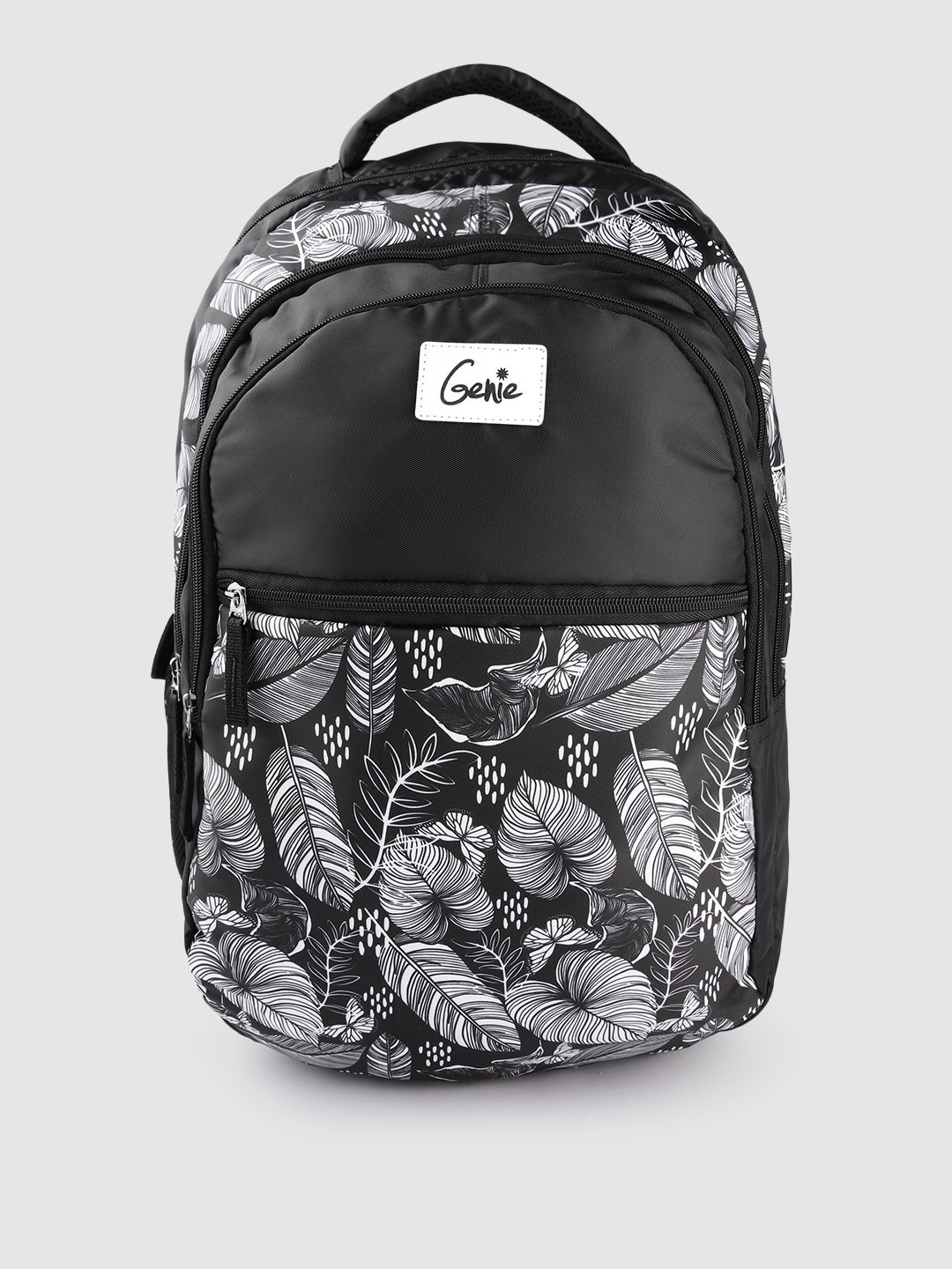 

Genie Women Floral Printed Backpack - 36 L, Black