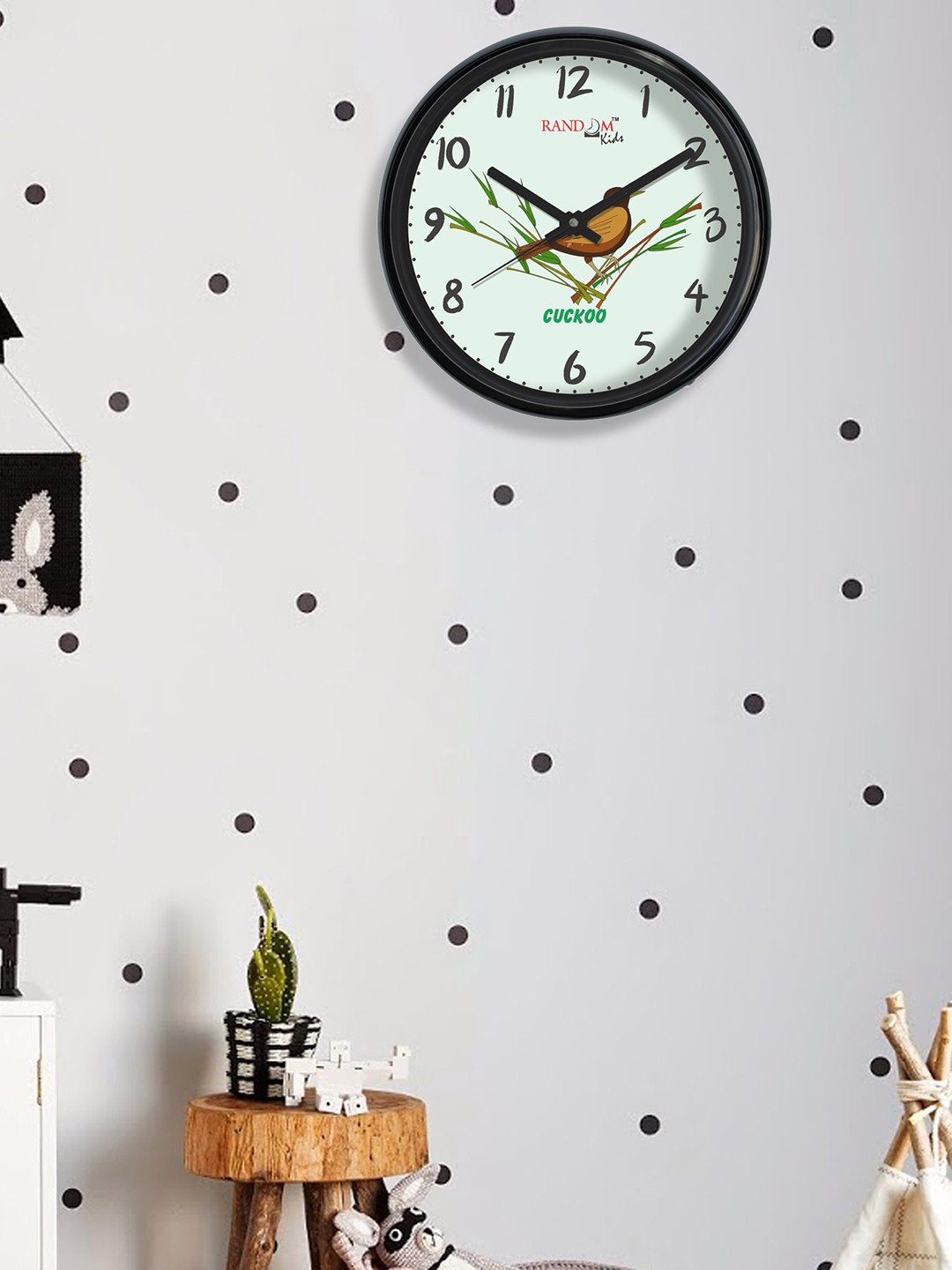 

RANDOM Off-White Round Printed 30.4 cm Analogue Wall Clock