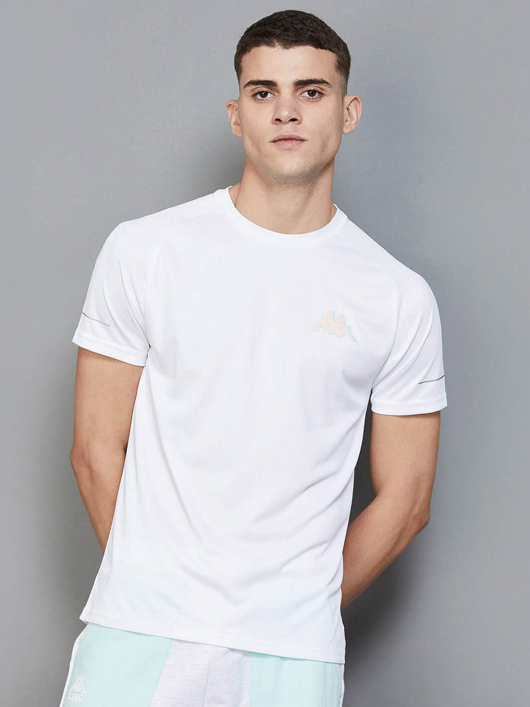 

Kappa Round Neck Short Sleeves T-shirt, White