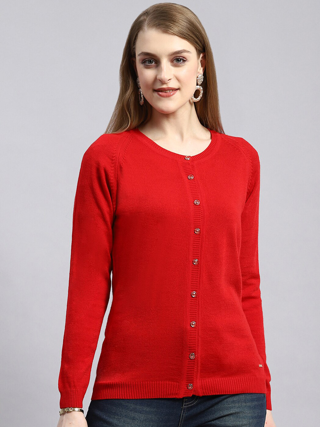 

Monte Carlo Woollen Cardigan, Red