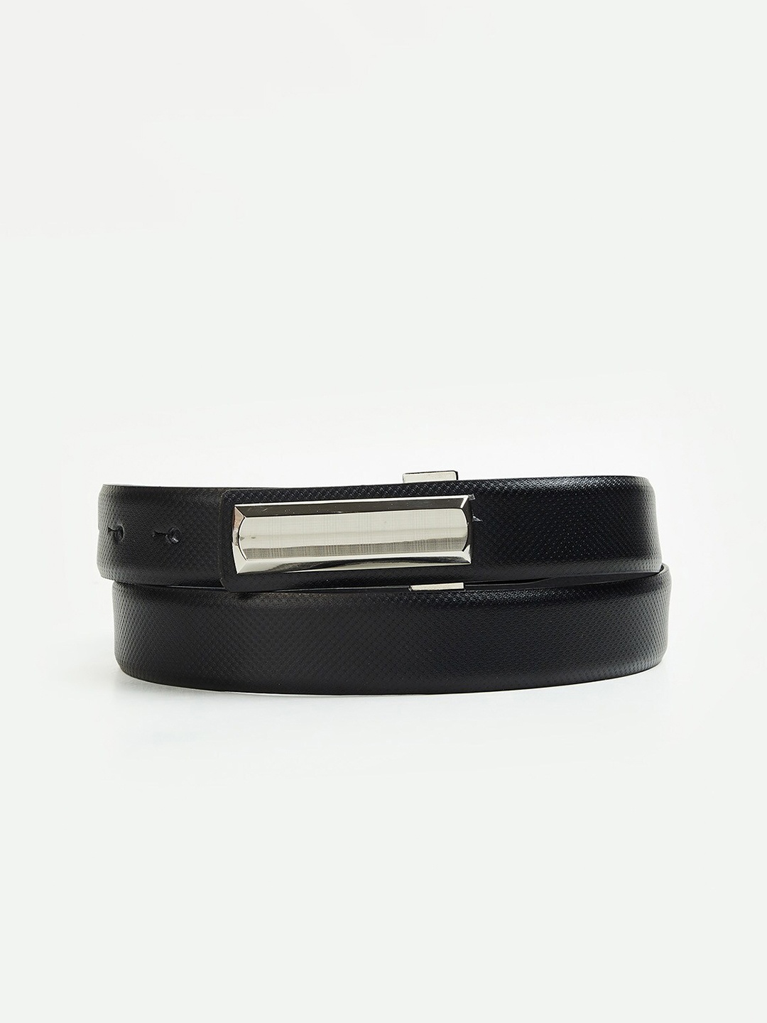 

CODE by Lifestyle Men Textured Leather Belt, Black