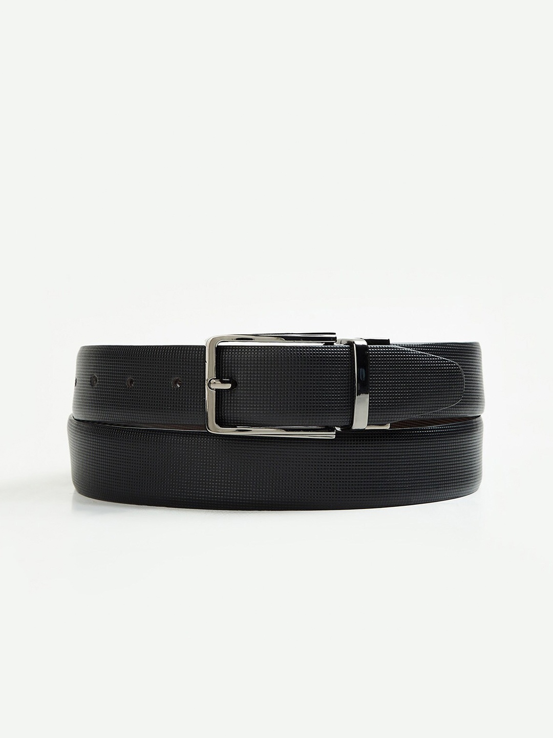 

CODE by Lifestyle Men Textured Leather Belt, Brown