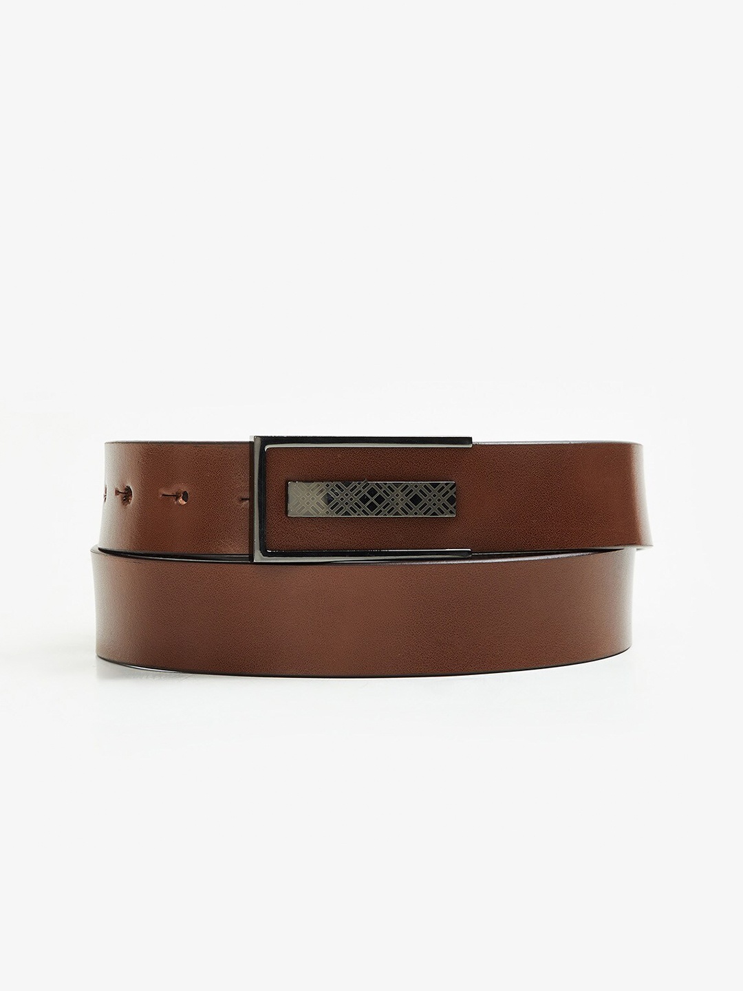 

CODE by Lifestyle Men Leather Belt, Tan