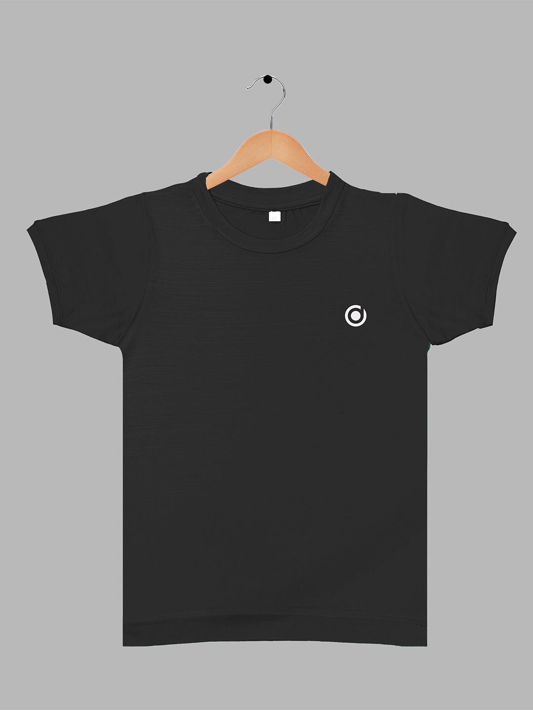 

Fasha Boys Round Neck Pure Cotton T-shirt, Black