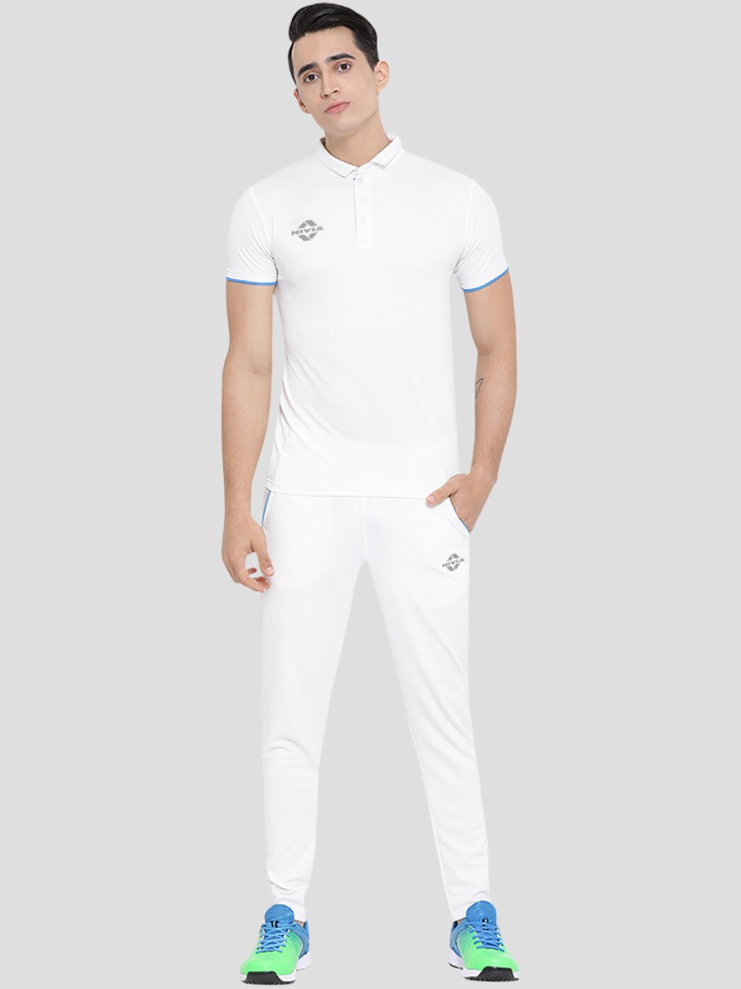 

NIVIA Hook Cricket Jersey Set, White