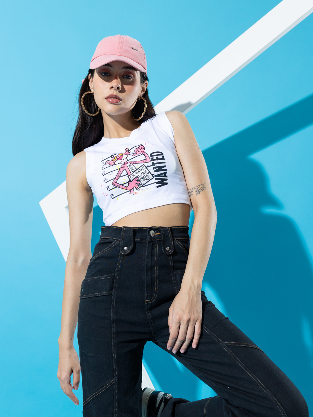 

Stylecast X Hersheinbox Printed Pure Cotton T-shirt, White