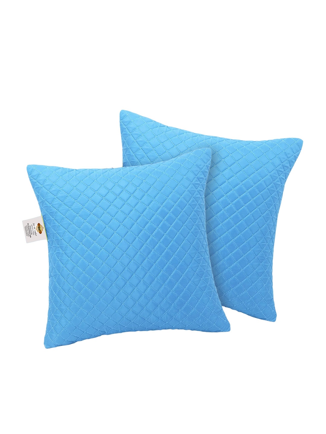 

Adbeni Blue 2 Pieces Quilted Cushions