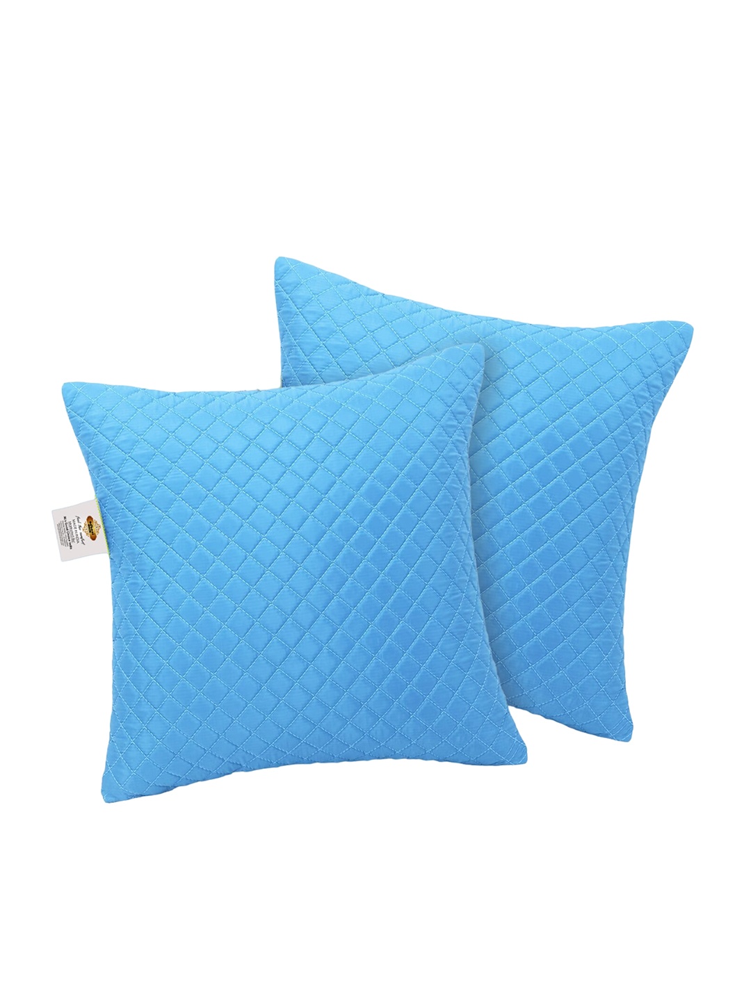 

Adbeni SKy Blue 2 Pieces Quilted Cushions