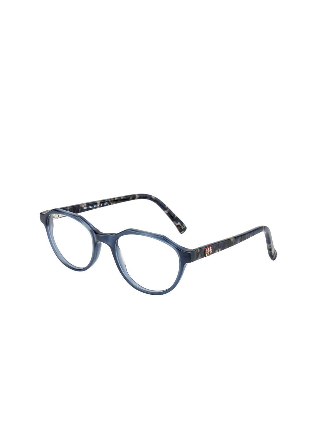 

SEESAW Kids Full Rim Round Frames, Blue