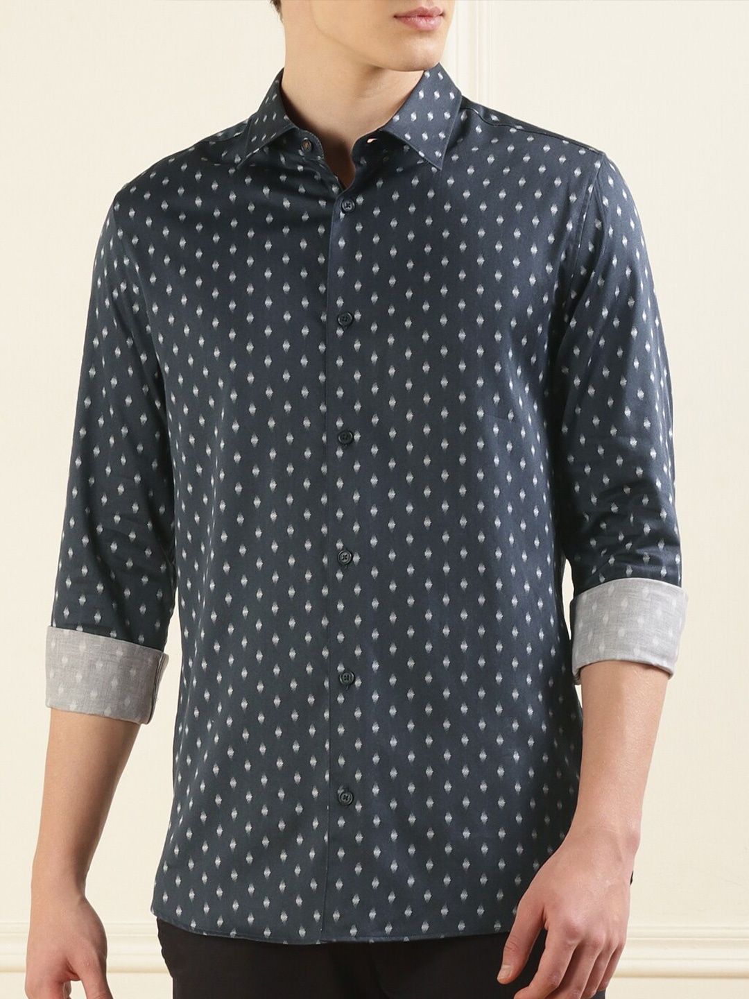 

Ted Baker Conversational Printed Casual Shirt, Navy blue