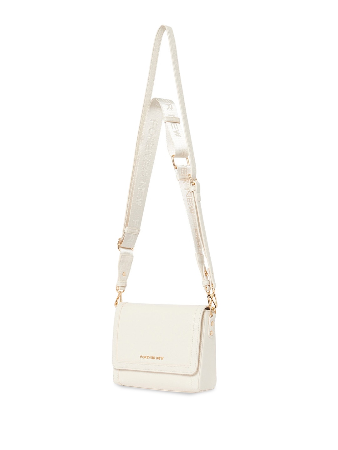 

Forever New Textured Structured Sling Bag, White