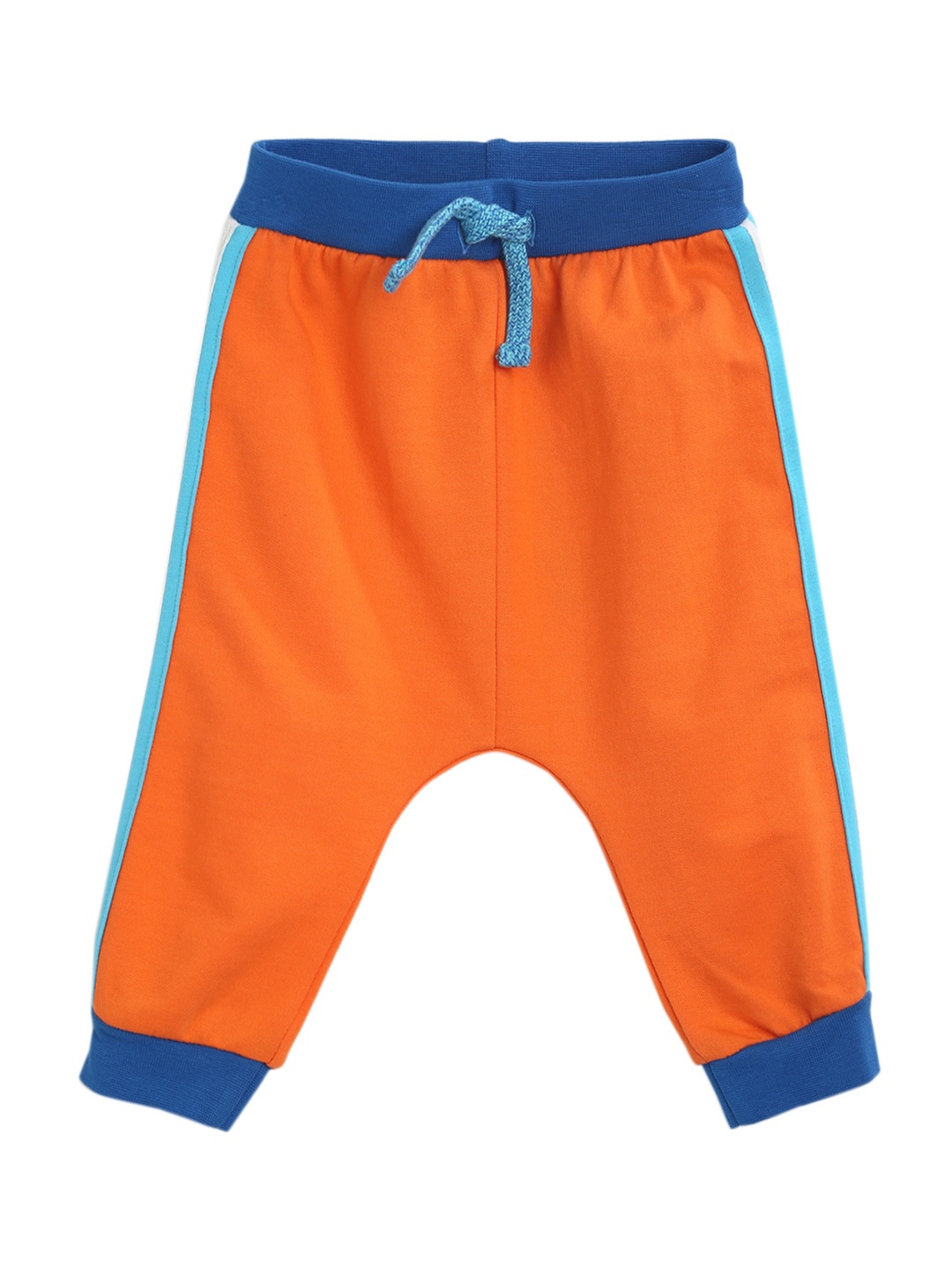 

MINI KLUB Boys Orange Regular Fit Solid Joggers