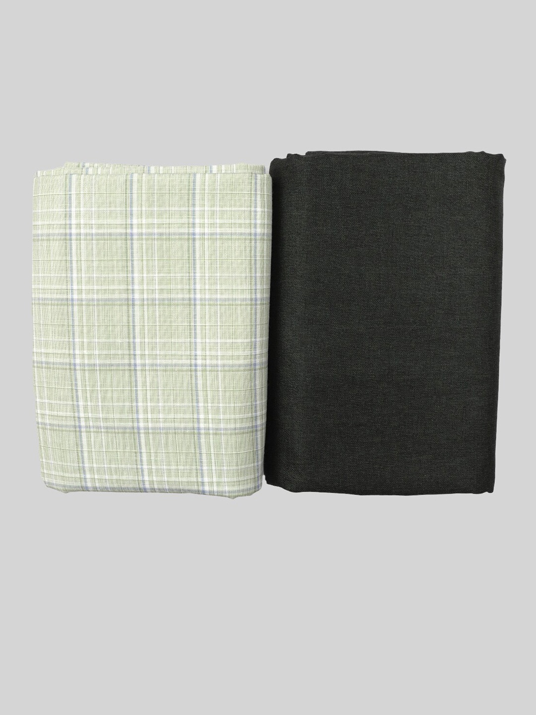 

Ramraj Men Cotton Shirt & Trousers Clothing Fabric, Green