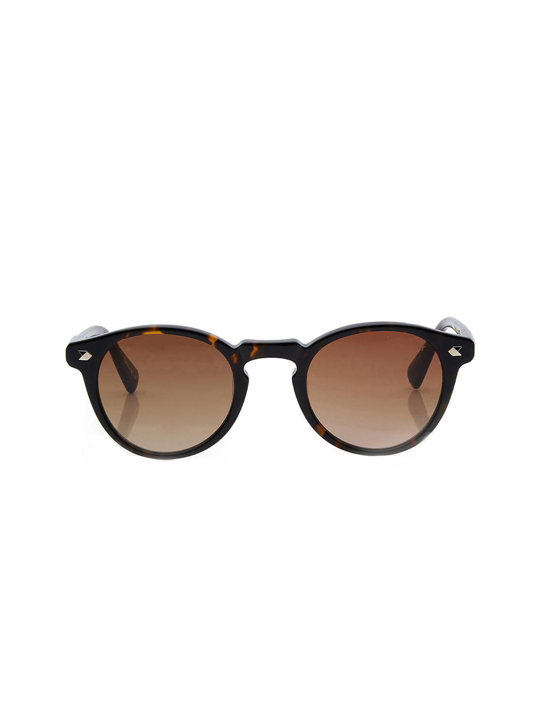 

Shisen Fox MIYOKO DARK HAVANA Unisex Sunglass 49, Brown