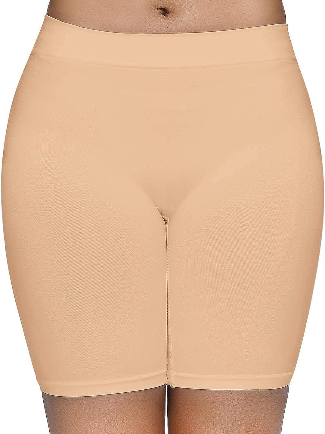 

MYSHA Women Rapid Dry High-Rise Cycling Sports Shorts, Beige