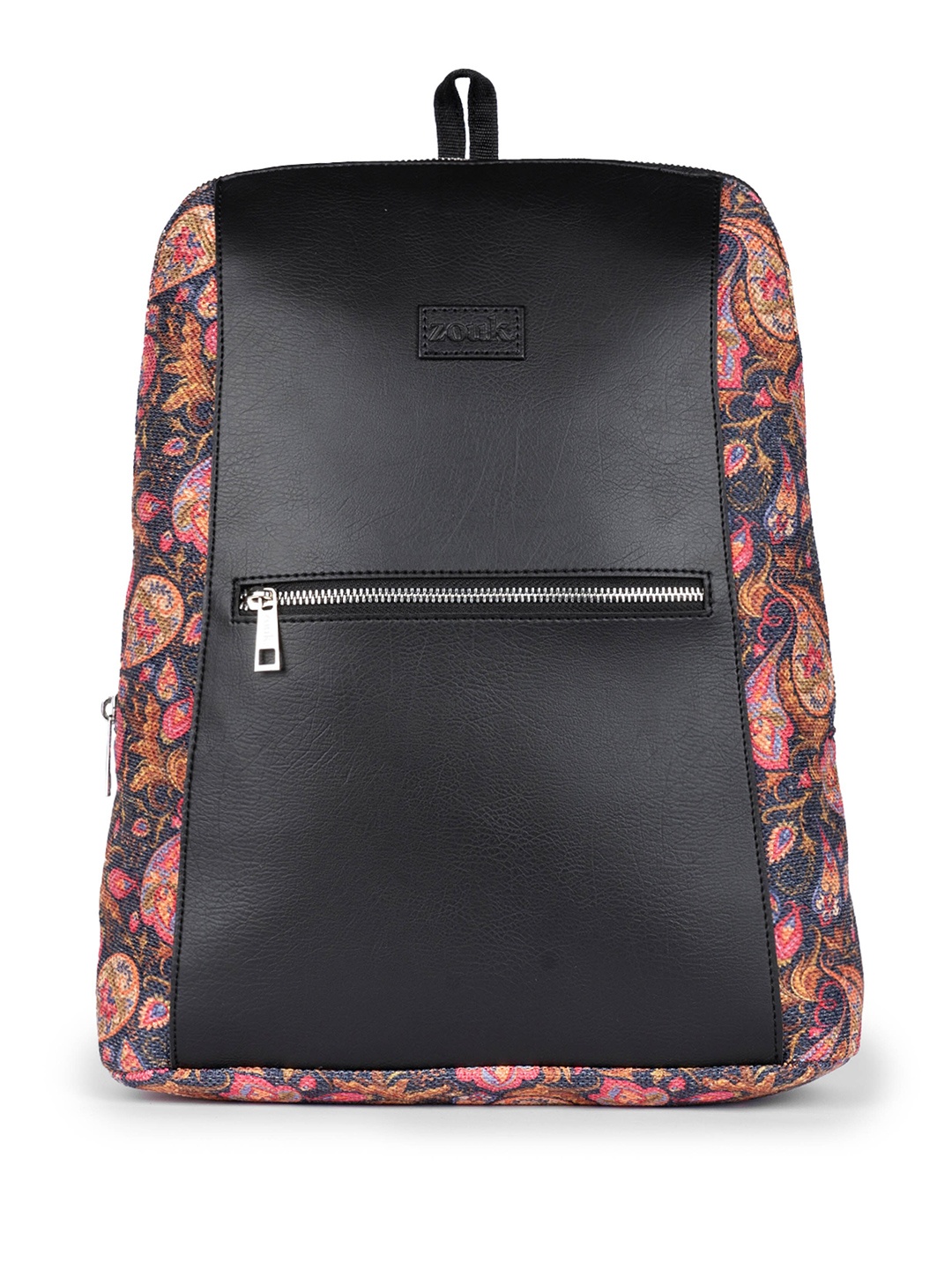 

ZOUK Printed 14 Inch Laptop Vegan Leather Backpack, Pink