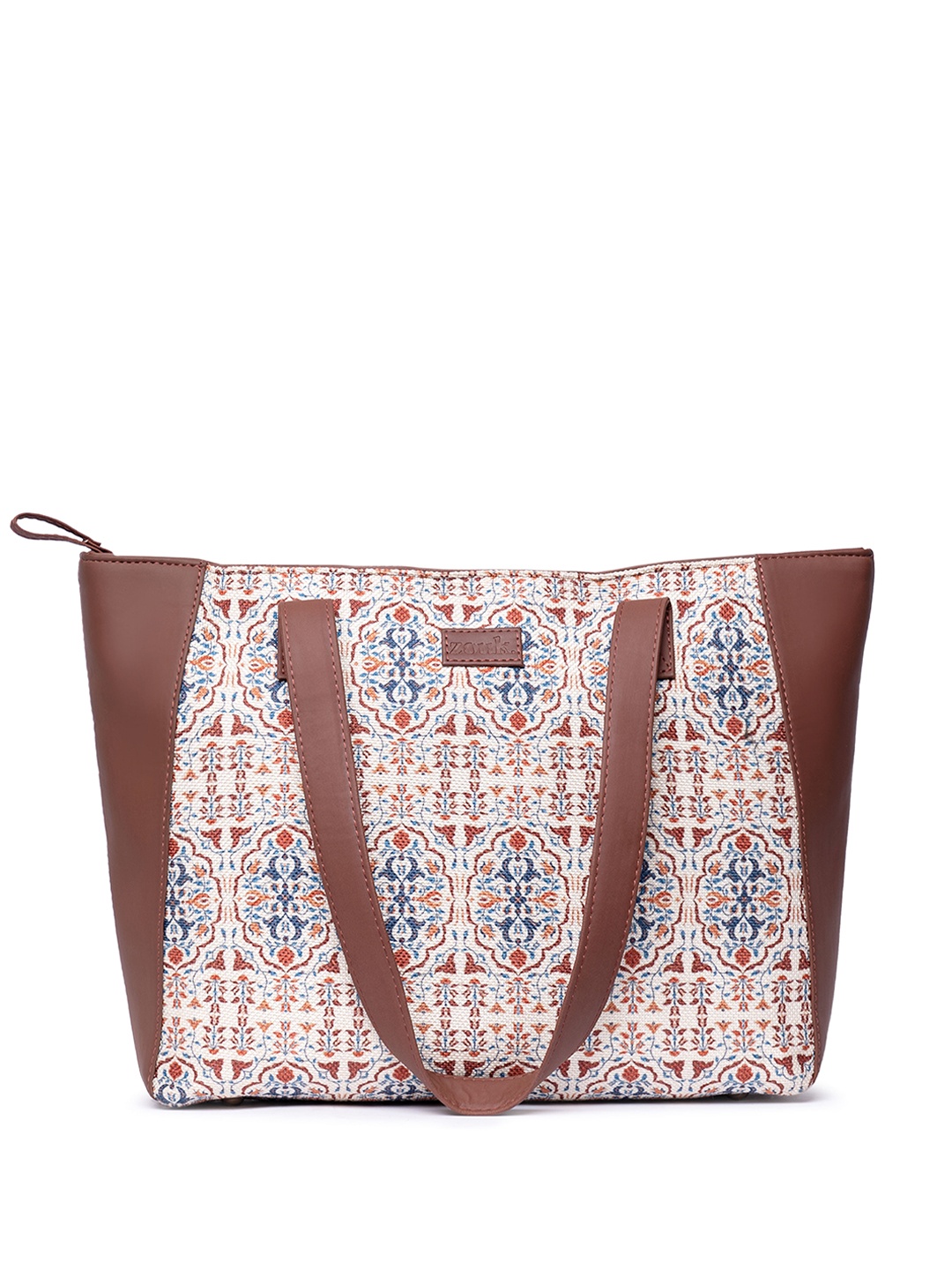 

ZOUK Ethnic Motifs Printed Structured Shoulder Bag, Multi