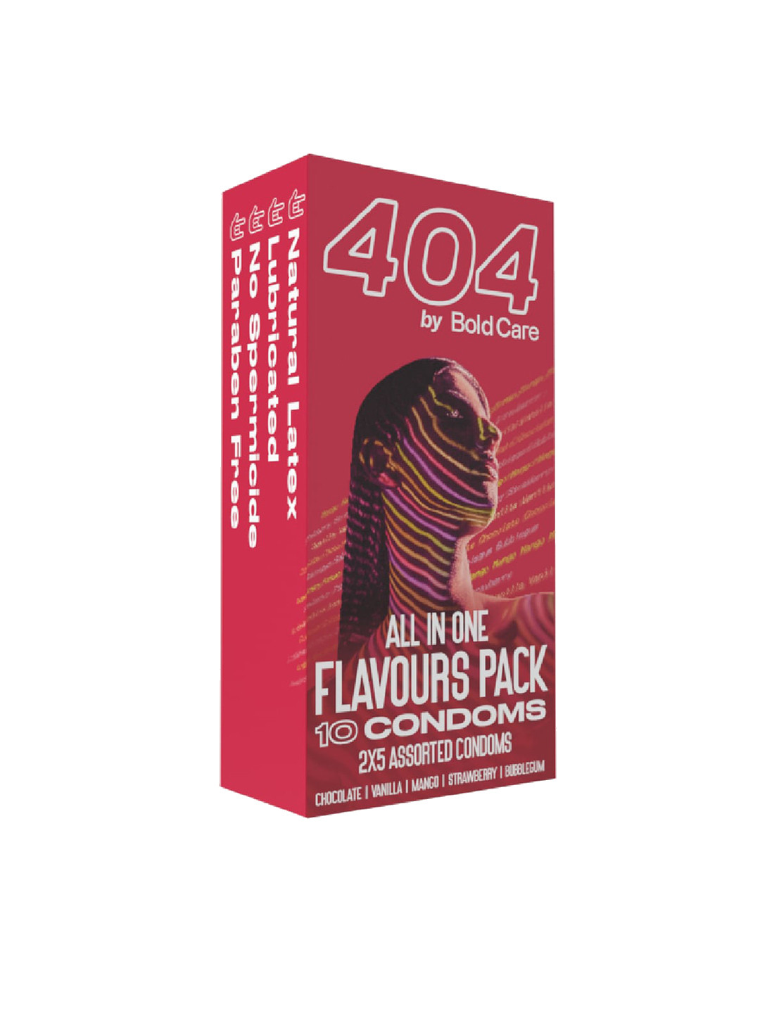 

Bold Care 404 Super Ultra Thin Multi-Flavourd Condoms - 10 Pcs, Red