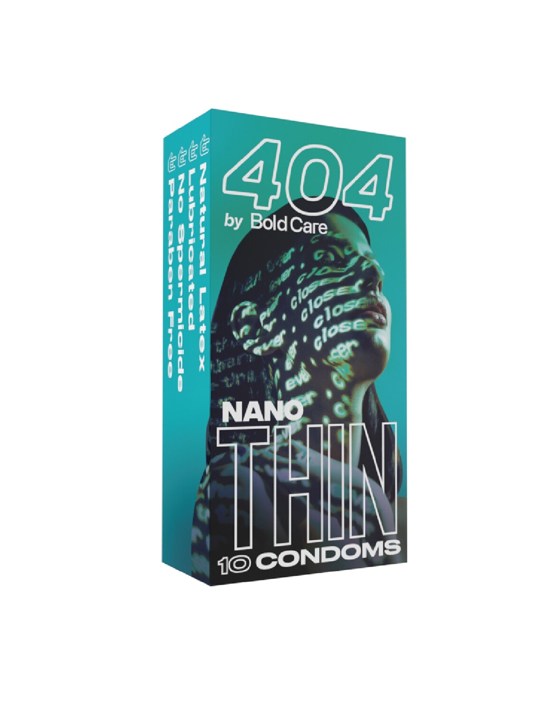 

Bold Care 404 Super Nano Thin Condoms - 10 Pcs, Turquoise blue