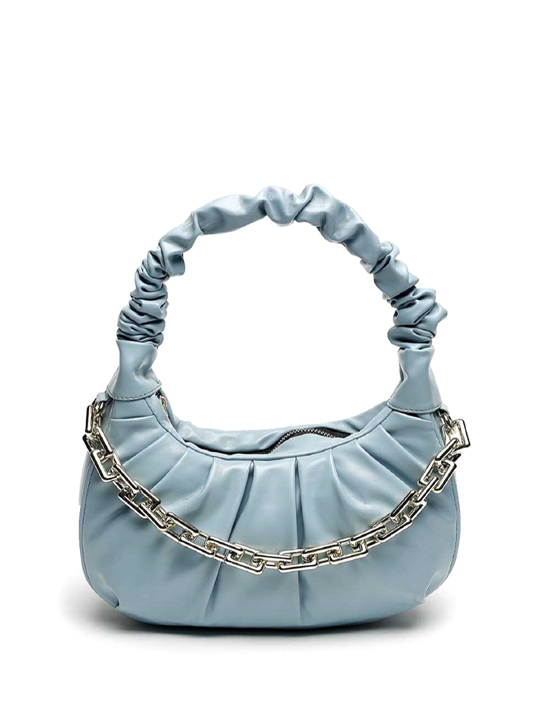 DressBerry Half Moon Handheld Bag, Blue