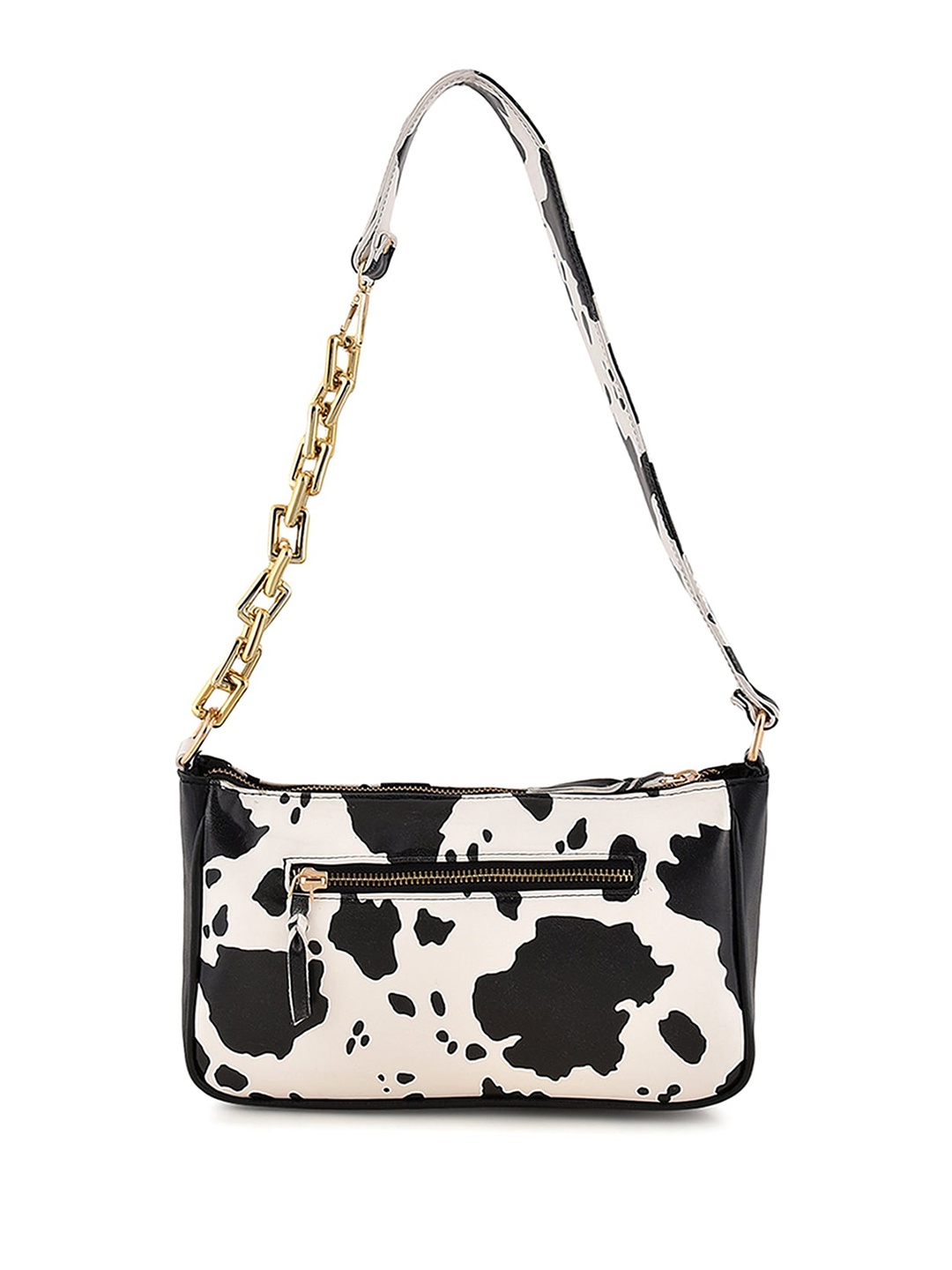 

DressBerry Abstract Printed Structured Shoulder Bag, White