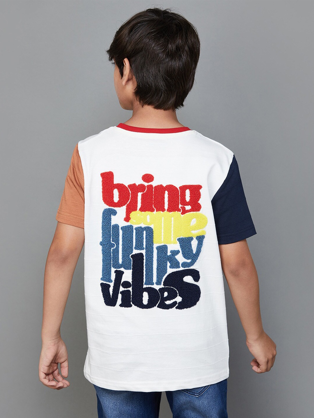 

Fame Forever by Lifestyle Boys Typography Printed Pure Cotton T-shirt, White