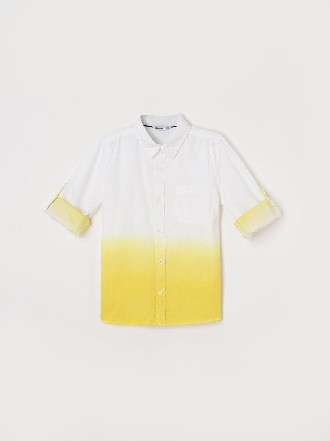 

Fame Forever by Lifestyle Boys Opaque Casual Shirt, Yellow