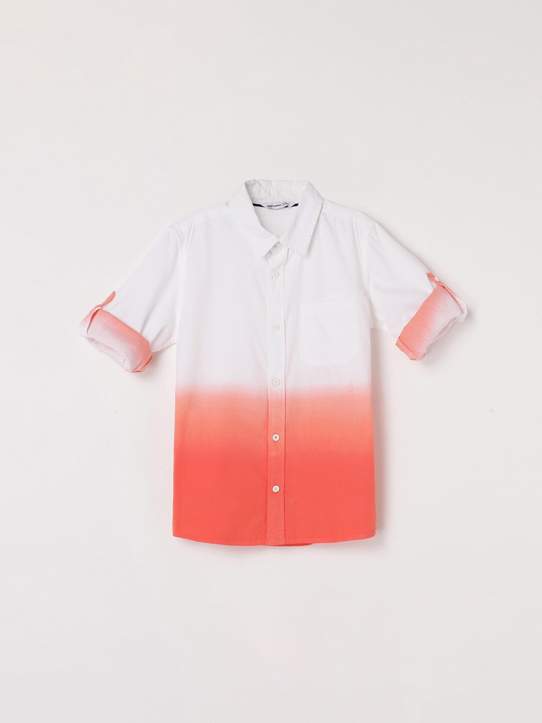 

Fame Forever by Lifestyle Boys Opaque Casual Shirt, Coral