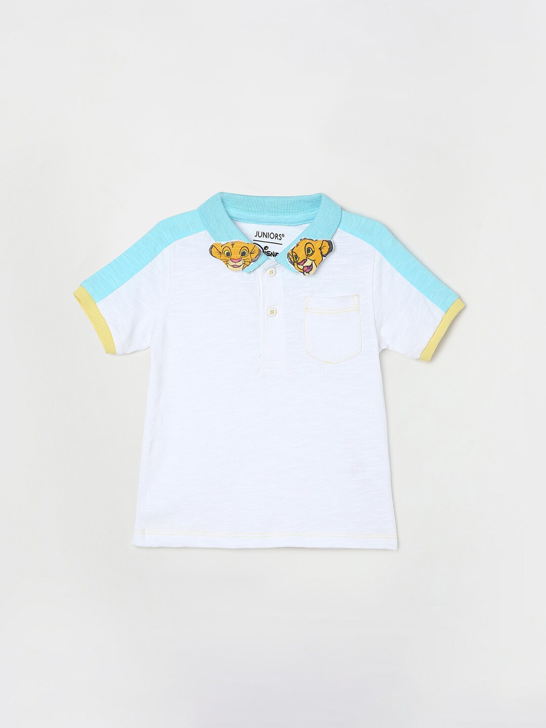 

Juniors by Lifestyle Boys Polo Collar Cotton T-shirt, White