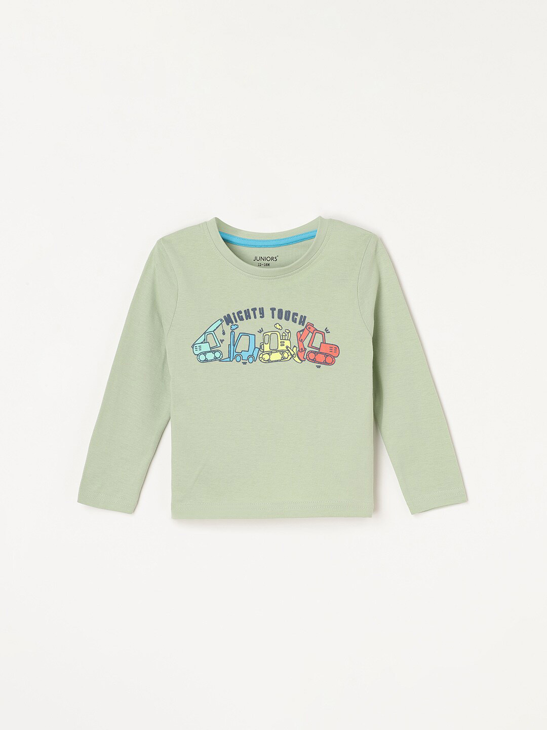 

Juniors by Lifestyle Boys Typography Printed Cotton T-shirt, Green