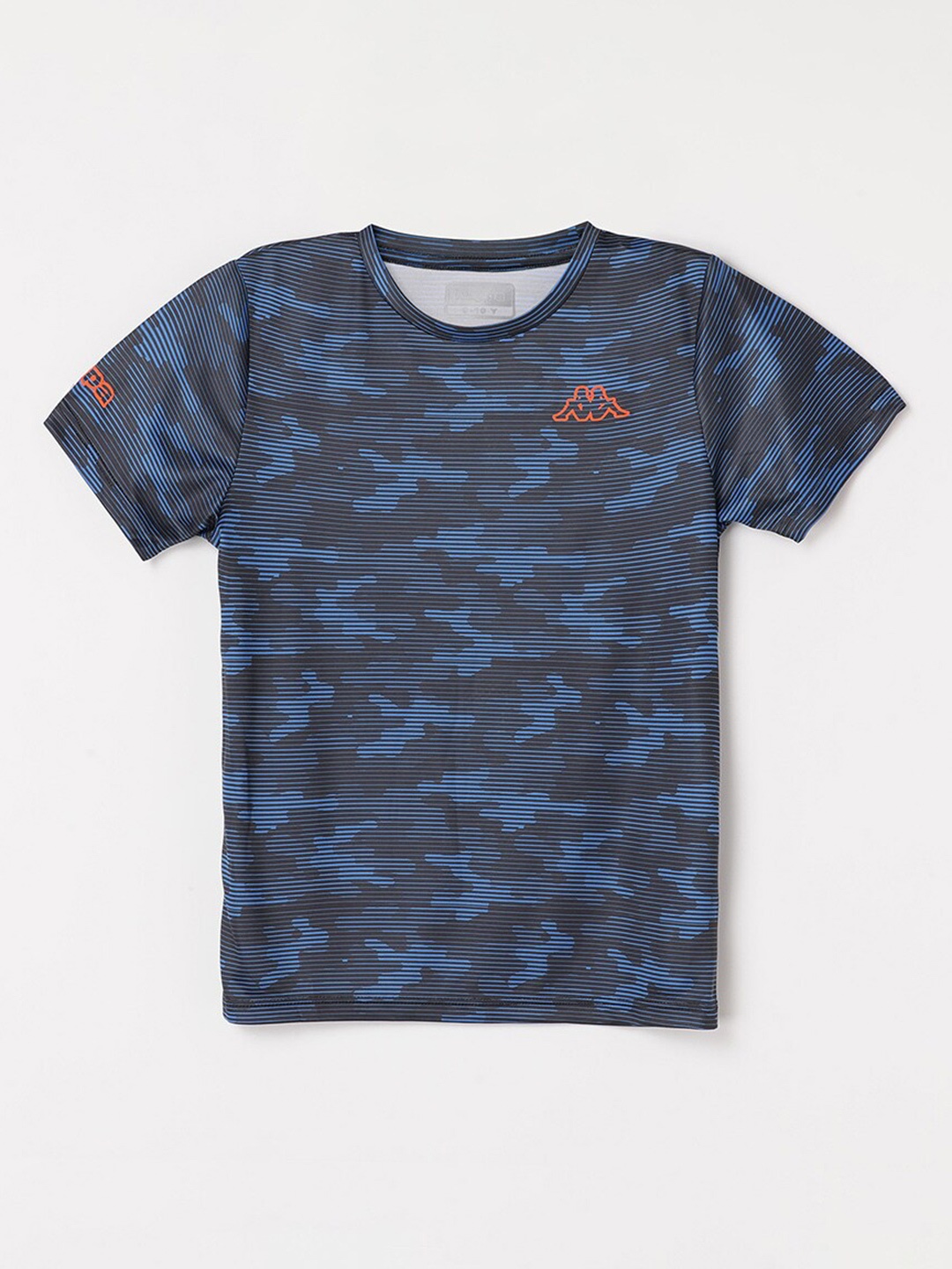 

Kappa Boys Printed Round Neck Pure Cotton T-shirt, Navy blue