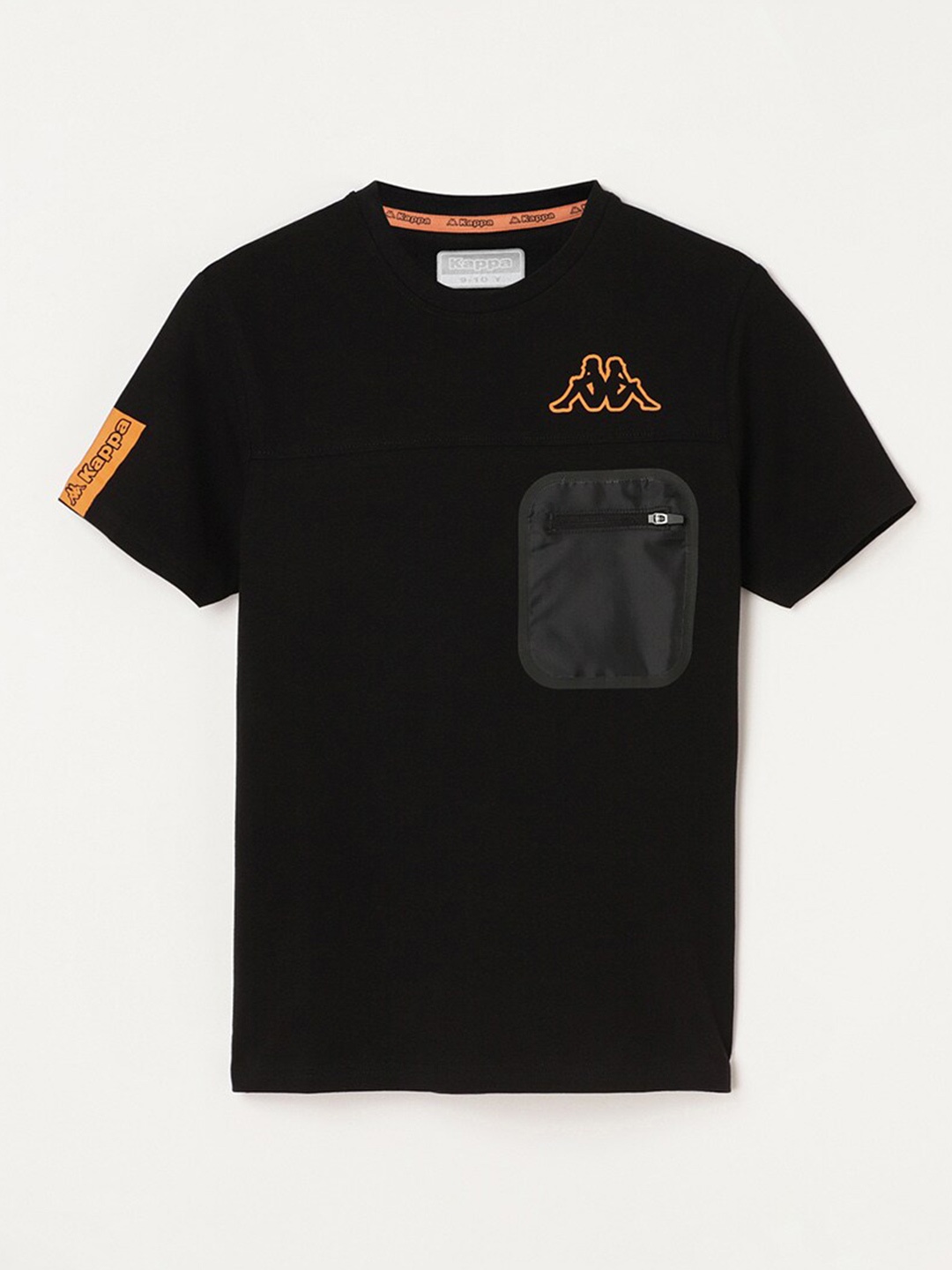 

Kappa Boys Round Neck T-shirt, Black