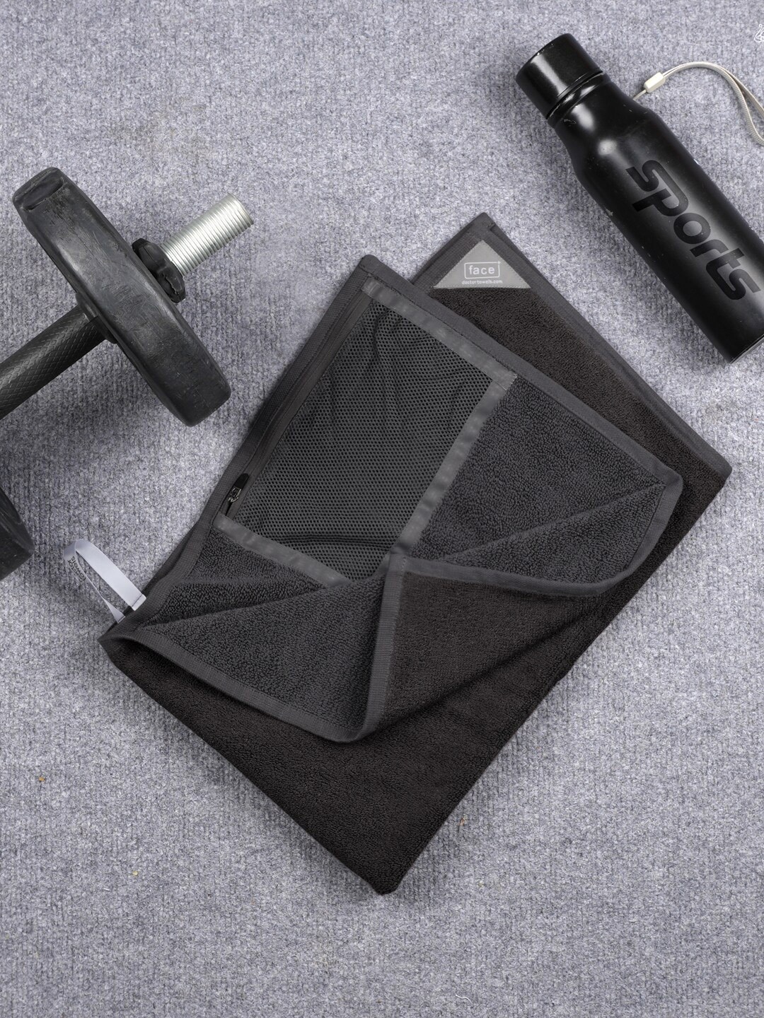 

Doctor Towels Banana Charcoal 550 GSM Anti-Bacterial Workout Face Towel