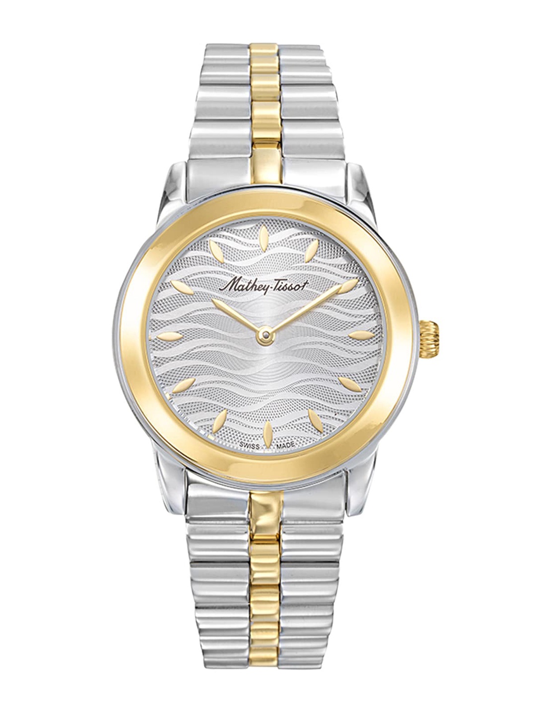 

Mathey-Tissot Women Swiss Made Quartz Analog Watch D10860BYS, Beige