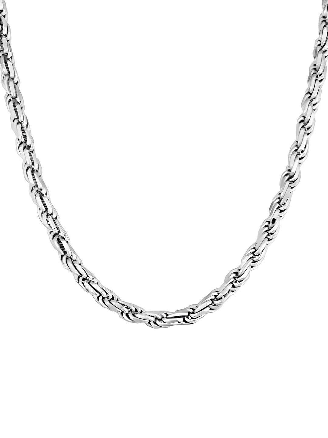 

KARISHMA KREATIONS Unisex Silver-Plated Stainless Steel Chain