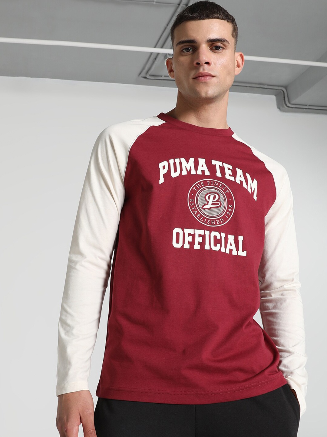 

Puma x HARRDY SANDHU Long Sleeve T-shirt, Red