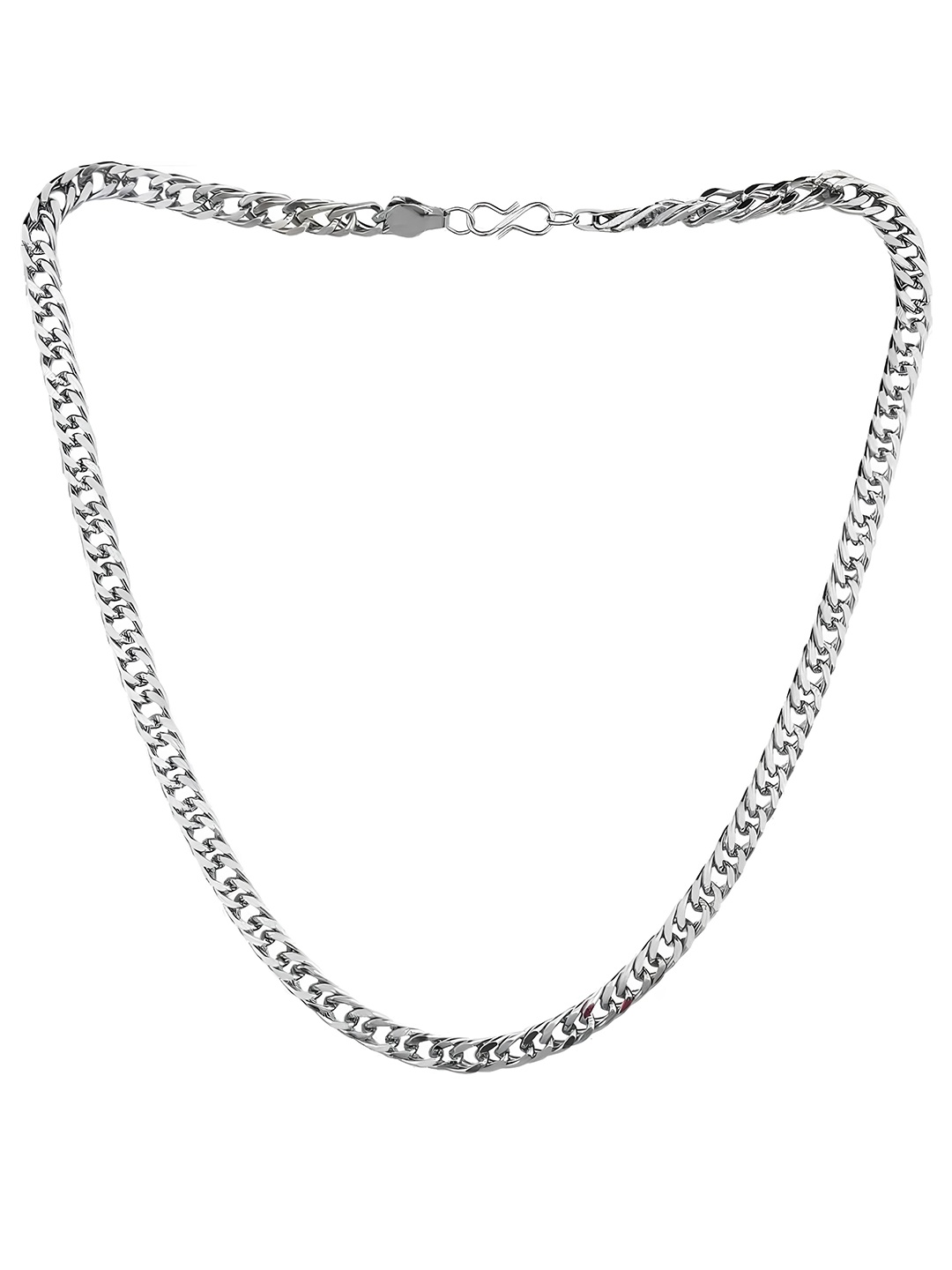 

KARISHMA KREATIONS Unisex Stainless Steel Silver-Plated Chain