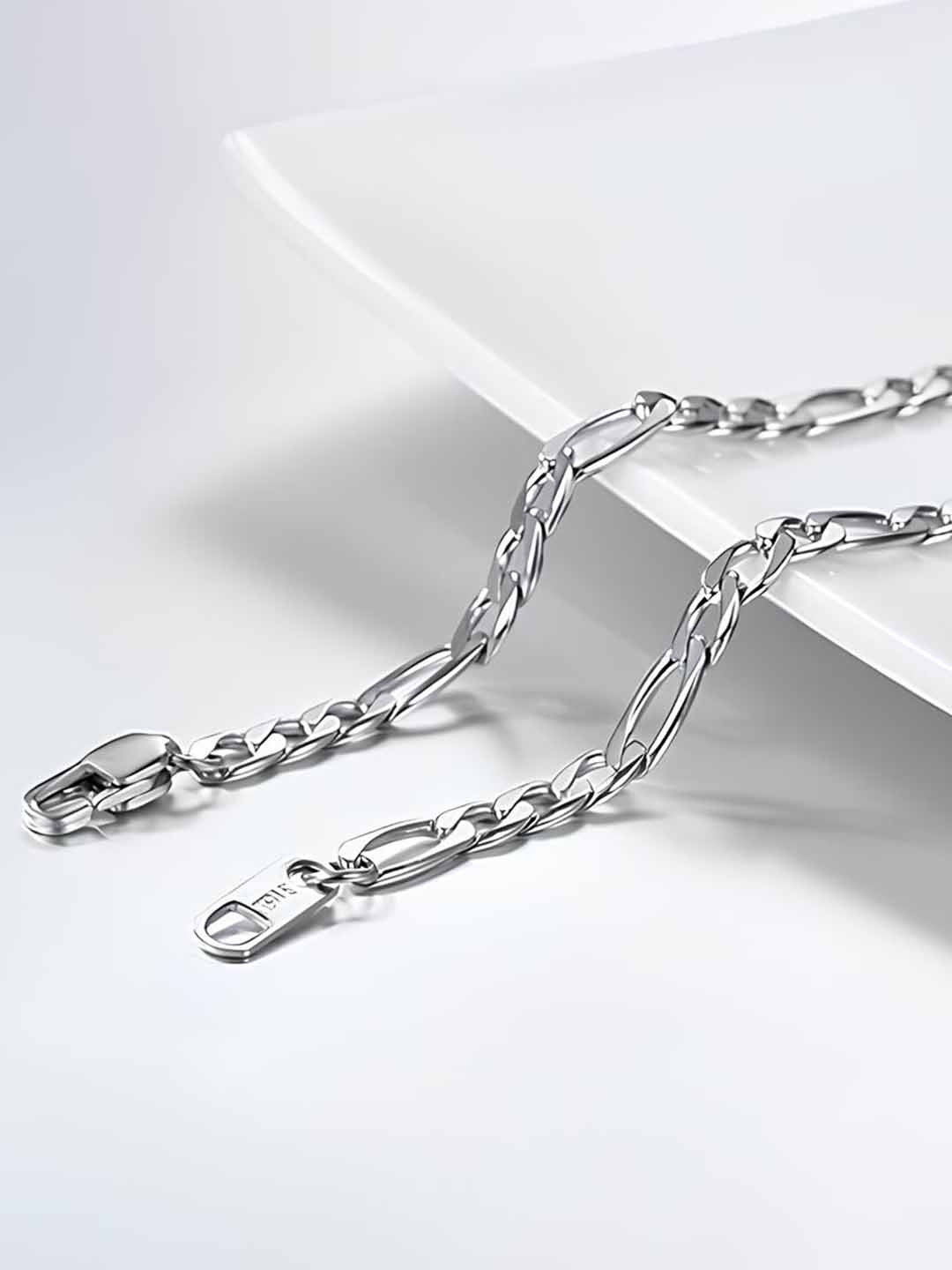 

KARISHMA KREATIONS Silver Toned Silver-Plated Chain