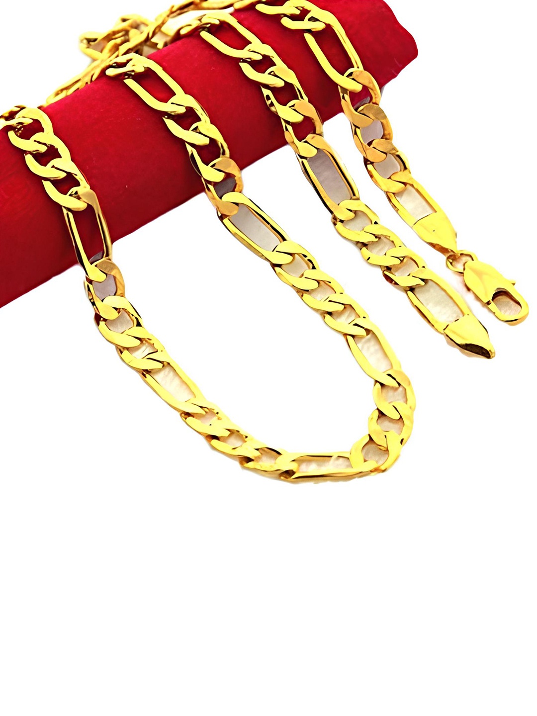 

KARISHMA KREATIONS Unisex Gold Plated Stainless Steel Chain